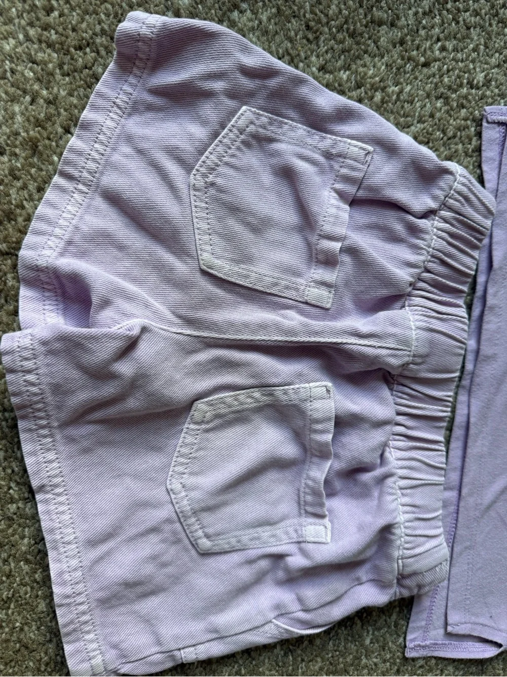 Lilac Butterfly Tee and Shorts Set